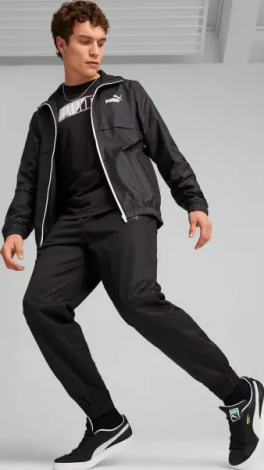 Вітровка Puma ESSENTIALS SOLID WINDBREAKER чорна 847484-52