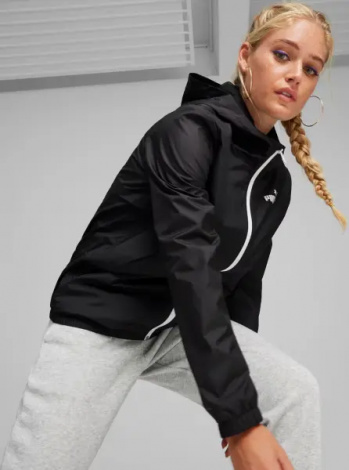 Вітровка жіноча Puma ESSENTIALS OUTERWEAR WINDBREAKER чорна 847494-52