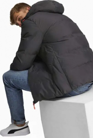 Куртка Puma BETTER SPORTSWEAR темно-серо-оранжевая 849331-75