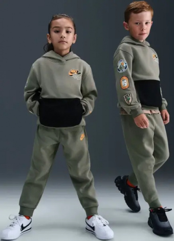 Спортивный костюм детский Nike SPORTSWEAR хаки 86N496-E1S