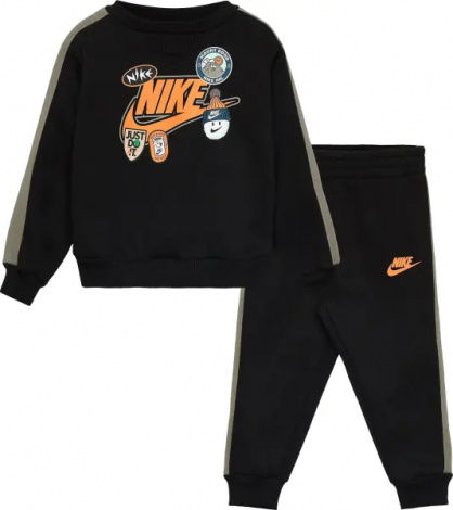 Спортивний костюм дитячий Nike SPORTSWEAR чорно-сірий 86N497-023