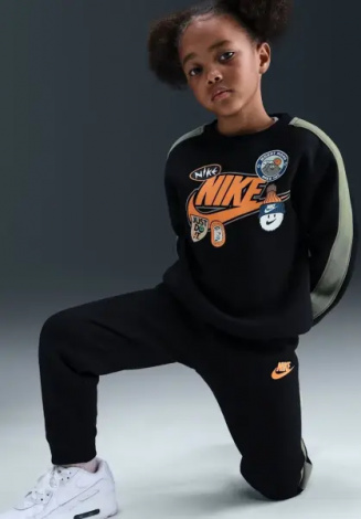 Спортивний костюм дитячий Nike SPORTSWEAR чорно-сірий 86N497-023
