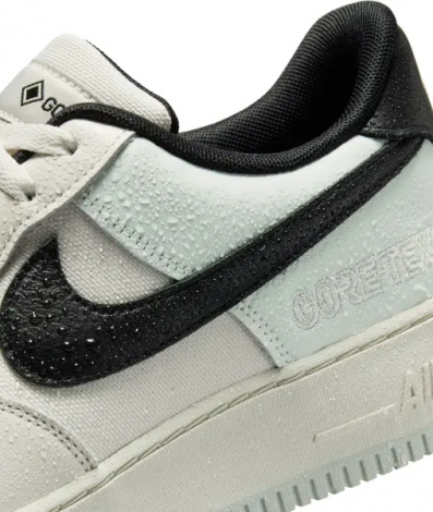 Кроссовки Nike AIR FORCE 1 GORE-TEX молочно-светло-серо-черные CK2630-004