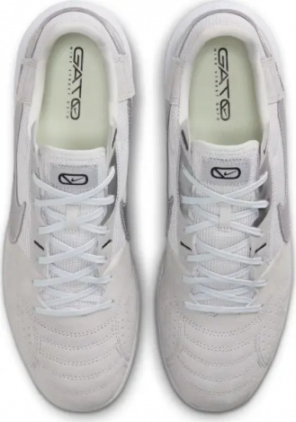 Футзалки (бампы) Nike STREETGATO серо-серебряные DC8466-005