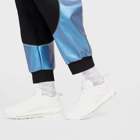 Спортивні штани жіночі Nike W NSW GX MR FLC JGGR OPAL чорно-сині DD5129-010