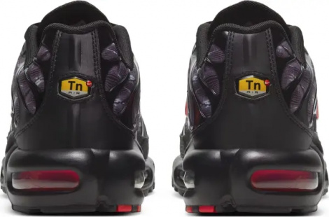 Кроссовки Nike AIR MAX PLUS темно-серо-черно-красные DJ0638-001