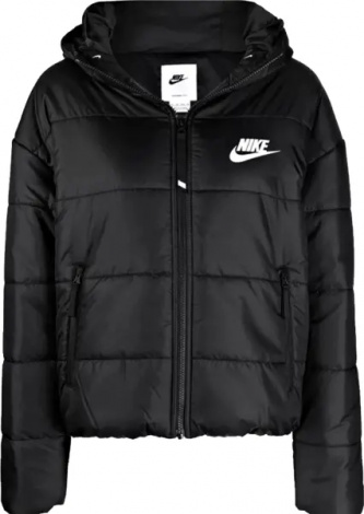 Куртка женская Nike SPORTSWEAR THERMA-FIT CLASSIC черная DJ6995-010
