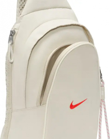 Сумка через плече Nike SPORTSWEAR ESSENTIALS SLING BAG 8L кремово-червона DJ9796-072