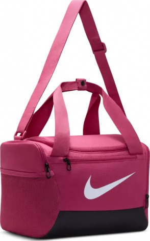 Сумка спортивна Nike BRASILIA 9.5 TRAINING DUFFEL BAG XS 25L темно-рожева DM3977-634