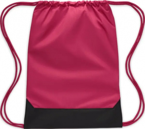 Сумка-мешок Nike BRASILIA 9.5 DRAWSTRING 18L темно-розовая DM3978-634