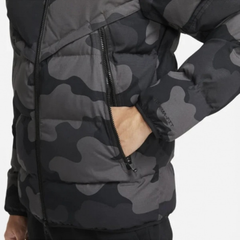 Куртка Nike SPORTSWEAR THERMAL HOODED WINDRUNNER серый камуфляж DQ4935-254