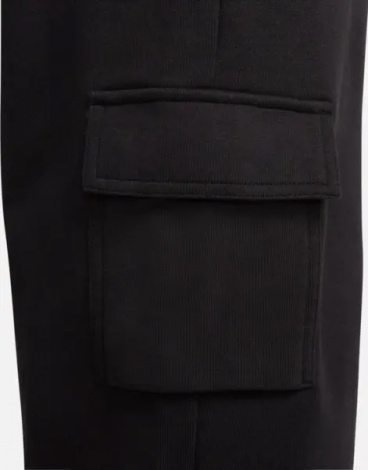 Спортивні штани жіночі Nike SPORTSWEAR CLUB FLEECE MID-RISE OVERSIZED CARGO чорні DQ5196-010