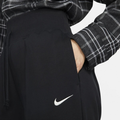 Спортивні жіночі штани Nike NS PHNX FLC HR OS PANT чорні DQ5887-010
