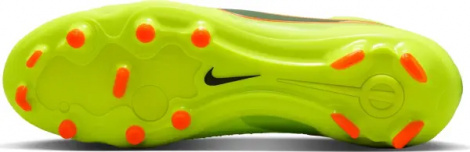 Бутсы Nike TIEMPO LEGEND 10 PRO FG лаймово-оранжево-черные DV4333-701