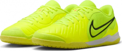 Футзалки (бампы) Nike TIEMPO LEGEND 10 ACADEMY IC лаймово-черные DV4341-701