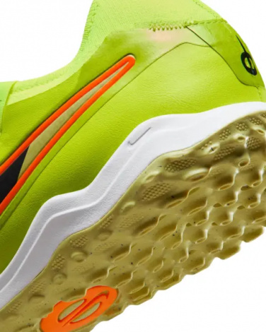 Сороконіжки (шиповки) Nike TIEMPO LEGEND 10 ACADEMY TF лаймово-оранжево-чорні DV4342-701