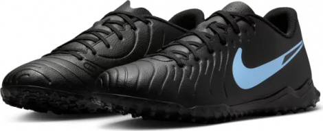 Сороконожки (шиповки) Nike TIEMPO LEGEND 10 CLUB TF черно-голубые DV4345-003