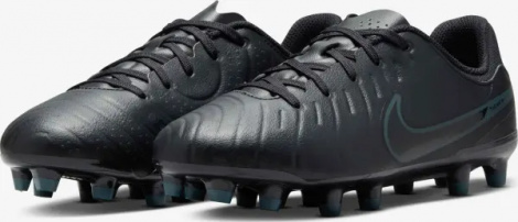 Бутси дитячі Nike JR TIEMPO LEGEND 10 ACADEMY FG/MG чорні DV4348-002