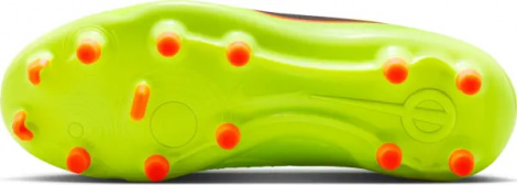 Бутсы детские Nike JR TIEMPO LEGEND 10 ACADEMY FG/MG лаймово-оранжево-черные DV4348-701