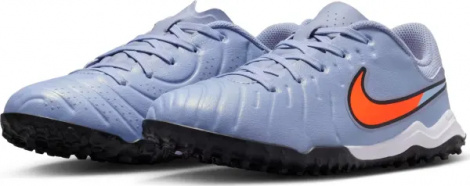 Сороконіжки (шиповки) дитячі Nike JR TIEMPO LEGEND 10 ACADEMY TF світло-синьо-помаранчеві DV4351-402