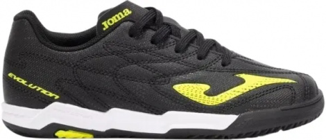 Футзалки (бампы) детские Joma EVOLUTION черно-желтые EVJW2501IN