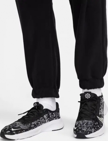 Спортивні штани жіночі Nike THERMA-FIT ONE LOOSE FLEECE чорні FB5578-010