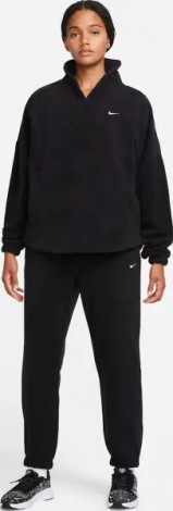 Спортивні штани жіночі Nike THERMA-FIT ONE LOOSE FLEECE чорні FB5578-010
