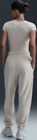 Спортивні штани жіночі Nike THERMA-FIT ONE LOOSE FLEECE кремові FB5578-104