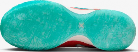 Кросівки баскетбольні Nike ZOOM LEBRON NXXT GEN AMPD персиково-бірюзові FJ1566-401