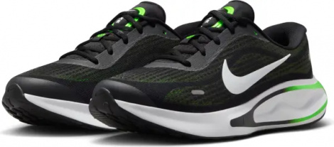 Кроссовки беговые Nike JOURNEY RUN черно-зеленые FN0228-007