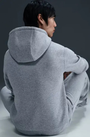 Толстовка Nike CLUB FLEECE серая FN3861-063