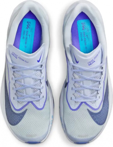 Кроссовки беговые Nike ZOOM FLY 6 дымчато-голубо-темно-сине-фиолетовые FN8454-002