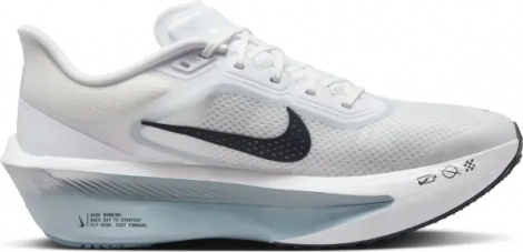 Кроссовки беговые Nike ZOOM FLY 6 бело-черно-серые FN8454-104