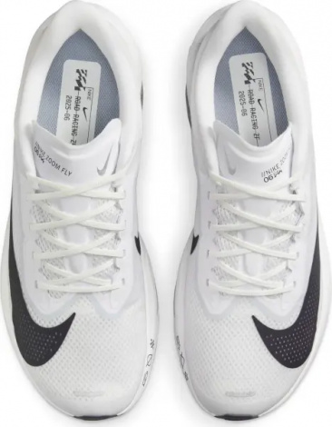 Кроссовки беговые Nike ZOOM FLY 6 бело-черно-серые FN8454-104