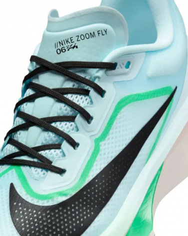 Кроссовки беговые Nike ZOOM FLY 6 голубо-зелено-розовые FN8454-402