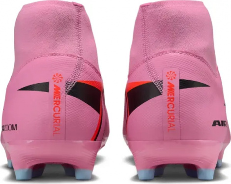 Бутсы Nike MERCURIAL ZOOM SUPERFLY 10 ACADEMY FG/MG розово-красные FQ1456-600
