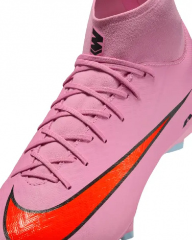 Бутсы Nike MERCURIAL ZOOM SUPERFLY 10 ACADEMY FG/MG розово-красные FQ1456-600