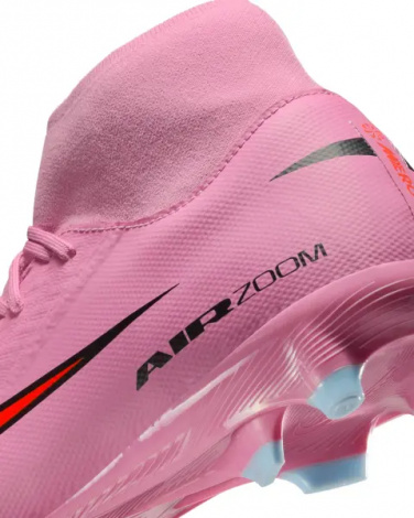 Бутсы Nike MERCURIAL ZOOM SUPERFLY 10 ACADEMY FG/MG розово-красные FQ1456-600