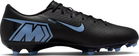 Бутси Nike MERCURIAL ZOOM VAPOR 16 ACADEMY FG/MG чорно-блакитні FQ1458-001