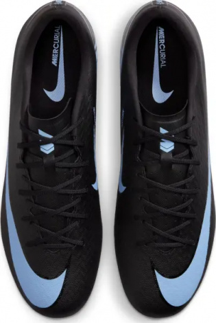 Бутси Nike MERCURIAL ZOOM VAPOR 16 ACADEMY FG/MG чорно-блакитні FQ1458-001