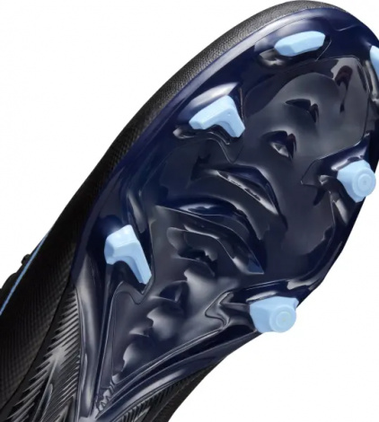 Бутси Nike MERCURIAL ZOOM VAPOR 16 ACADEMY FG/MG чорно-блакитні FQ1458-001