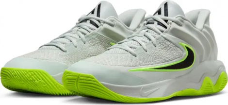 Кроссовки баскетбольные Nike GIANNIS IMMORTALITY 4 серо-лаймовые FQ3680-007