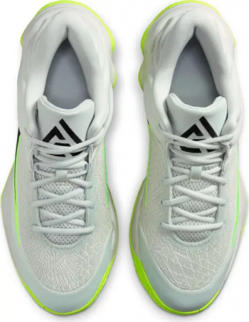 Кроссовки баскетбольные Nike GIANNIS IMMORTALITY 4 серо-лаймовые FQ3680-007