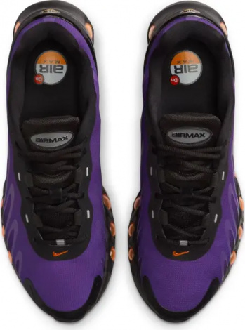 Кросівки Nike AIR MAX DN8 фіолетово-чорно-помаранчеві FQ7860-009