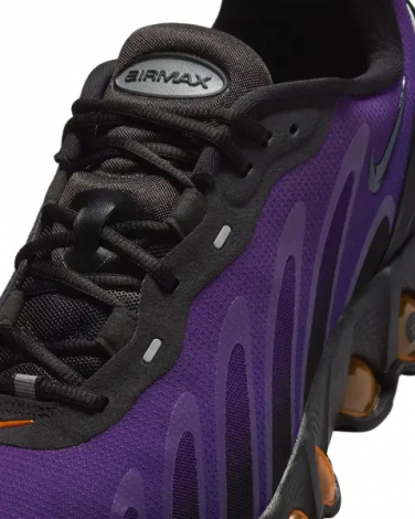 Кросівки Nike AIR MAX DN8 фіолетово-чорно-помаранчеві FQ7860-009