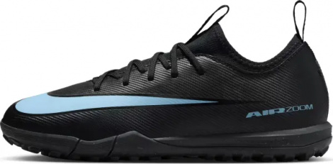 Сороконожки (шиповки) детские Nike JR MERCURIAL ZOOM VAPOR 16 ACADEMY TF черно-голубые FQ8284-001