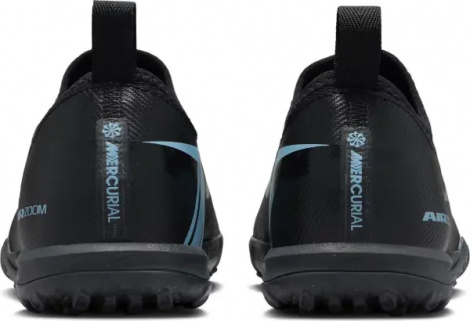 Сороконожки (шиповки) детские Nike JR MERCURIAL ZOOM VAPOR 16 ACADEMY TF черно-голубые FQ8284-001