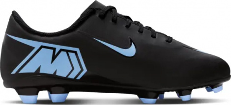 Бутсы детские Nike JR MERCURIAL VAPOR 16 CLUB FG/MG черно-голубые FQ8286-003