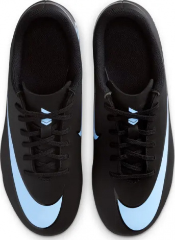 Бутсы детские Nike JR MERCURIAL VAPOR 16 CLUB FG/MG черно-голубые FQ8286-003