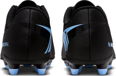 Бутсы детские Nike JR MERCURIAL VAPOR 16 CLUB FG/MG черно-голубые FQ8286-003